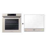 (Bundle) Samsung NV7B6675CAA/SP Bespoke Built-In Oven with Dual Cook Steam™ (76L) + NZ64B5067YY/SP Bespoke Induction Hob (60cm)